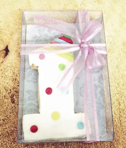 1st Birthday Cookies for Personalised cookie