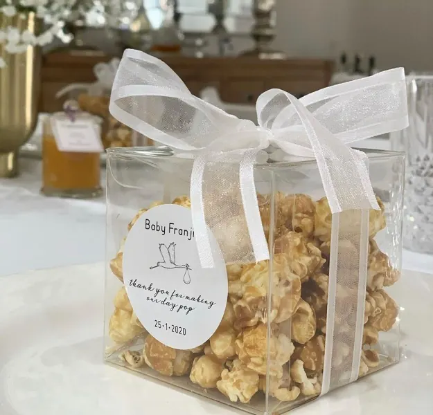 Clear Bonbonniere Boxes for Popcorn boxes