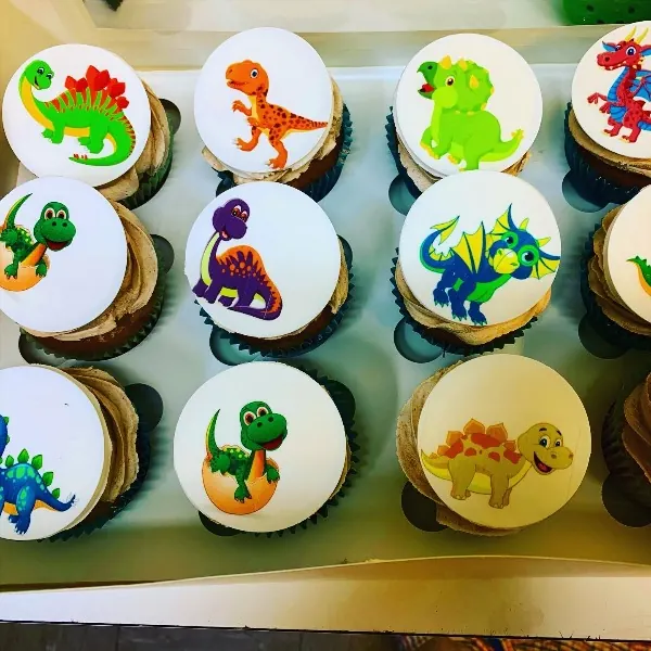 Dinosaur Cupcakes for cupcakes