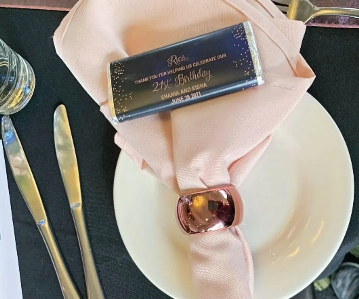 Personalised chocolates