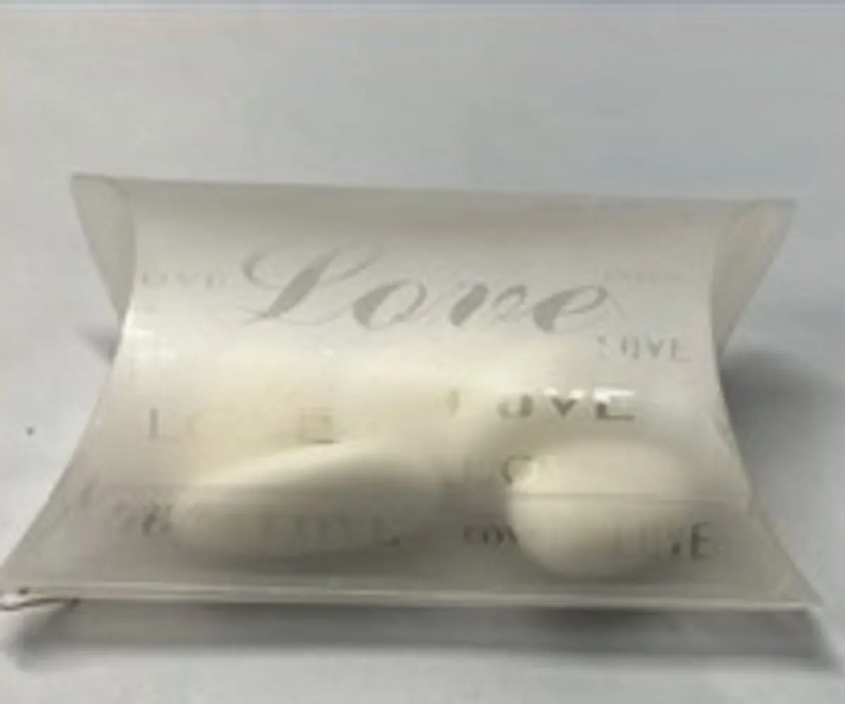 Clear pillow box