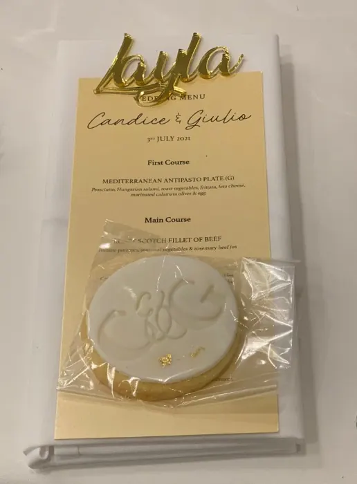 Wedding Cookies for Personalised cookies
