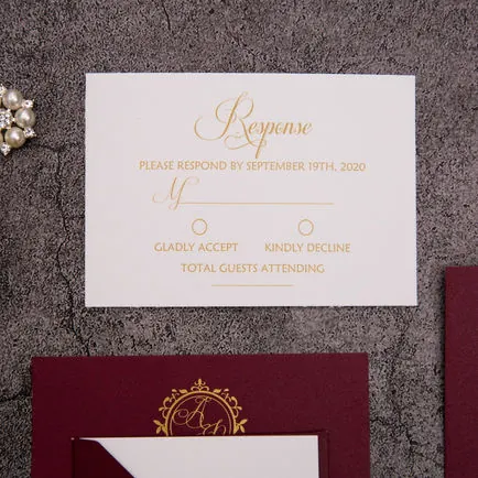 Flat Invitation Card Design 09