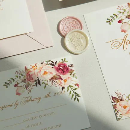 Flat Invitation Card Design 13