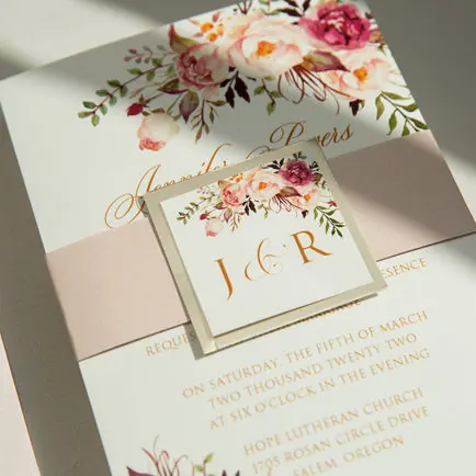 Flat Invitation Card Design 14