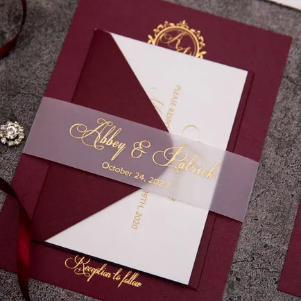 Flat Invitation Card Design 28