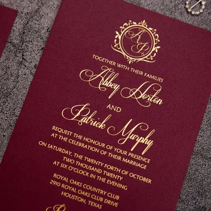 Flat Invitation Card Design 30