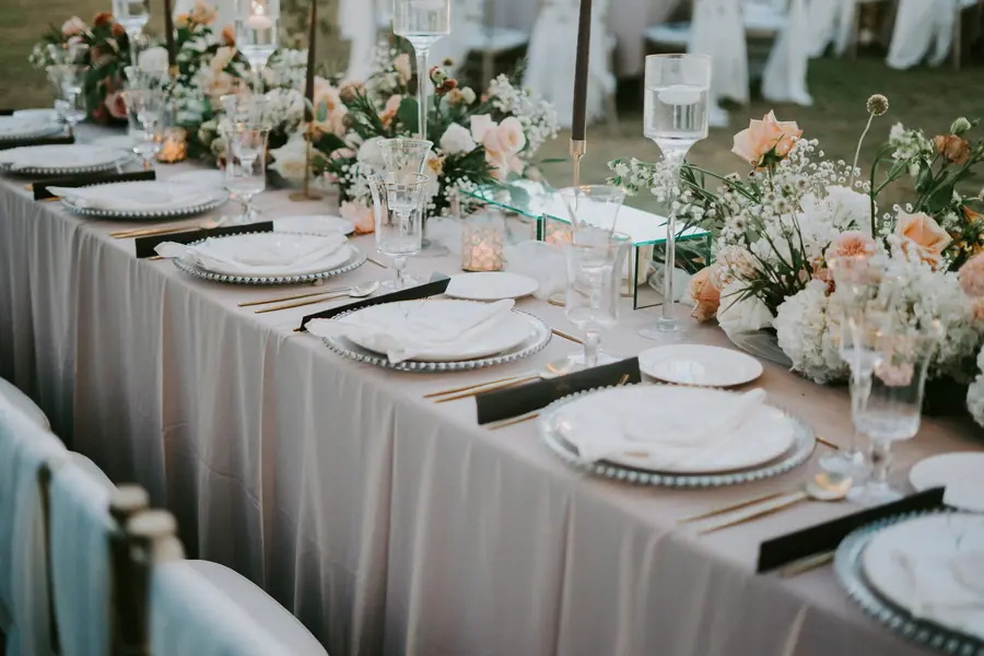 Event hire tablescape
