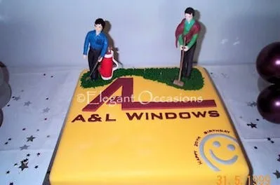 Corporate celebration cake