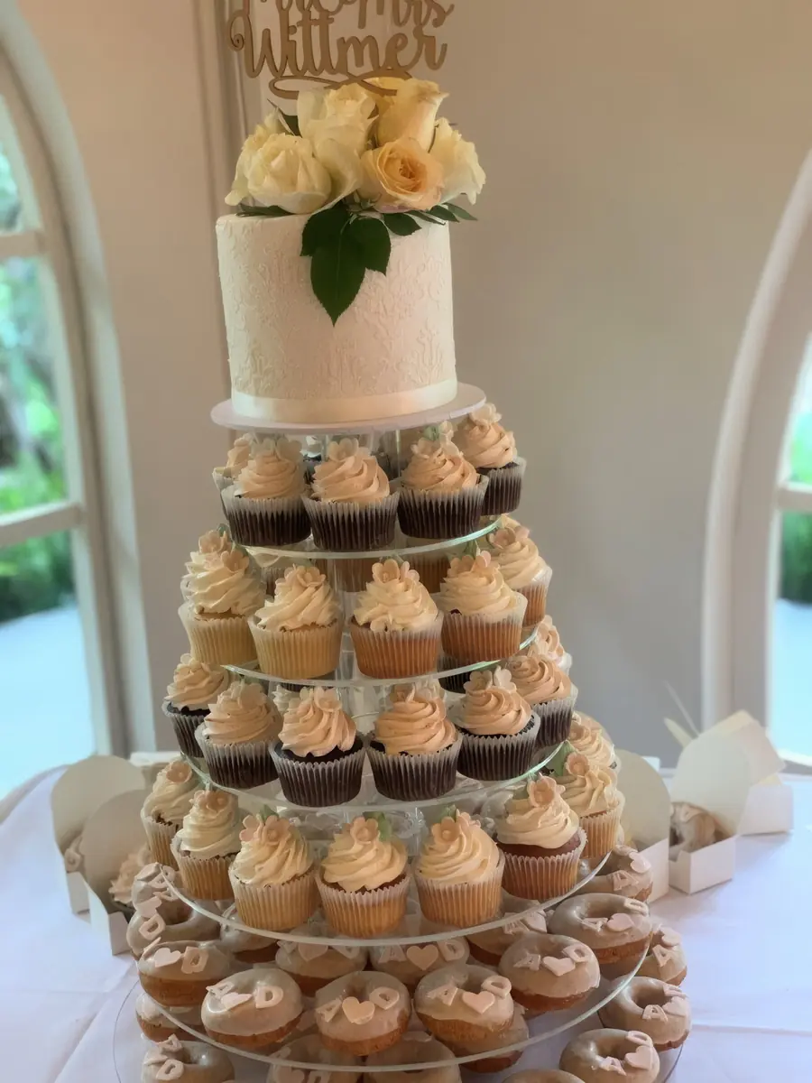 Cupcake Tower Wedding Cake