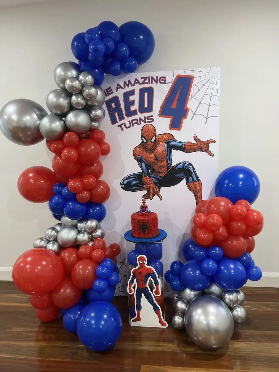 Children's party backdrop styling