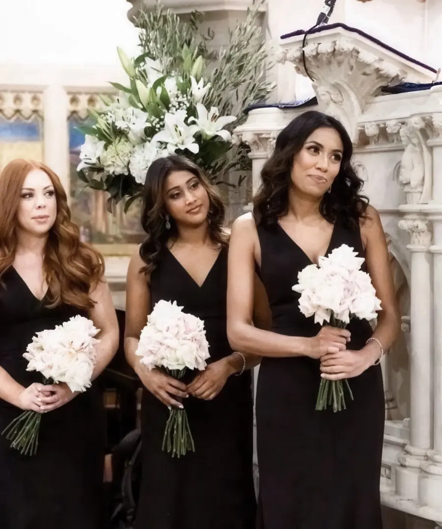 Wedding bouquet floral styling