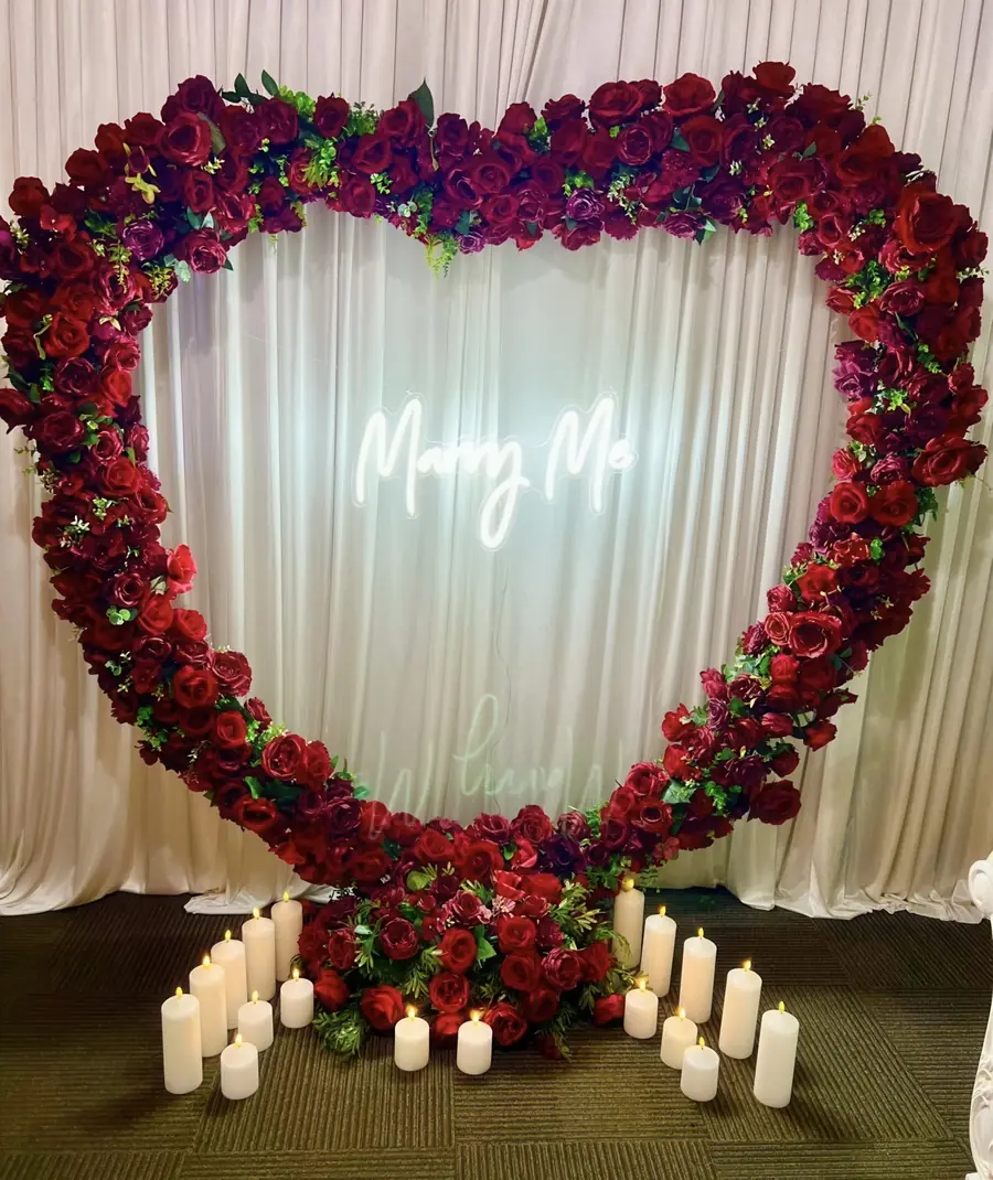 Proposal ceremony backdrop