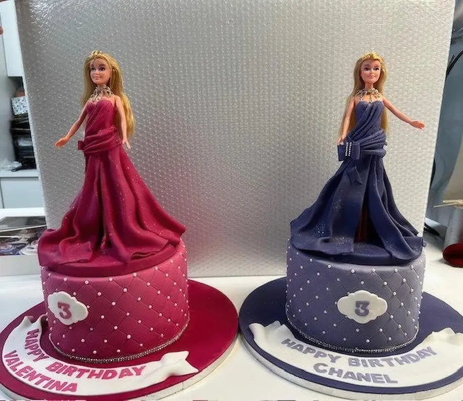 Princess doll celebration cakes