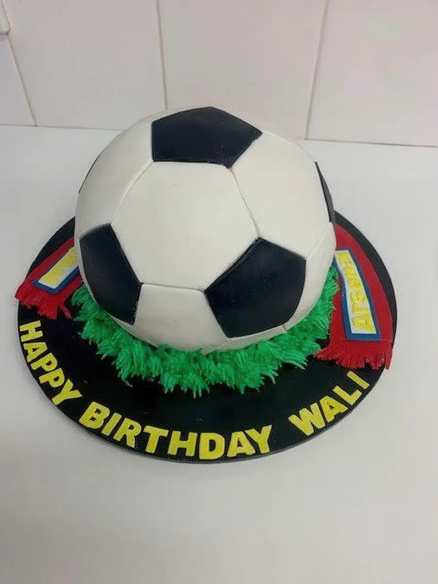 Soccer birthday cake