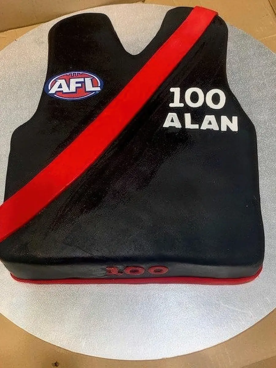 AFL jersey birthday cake