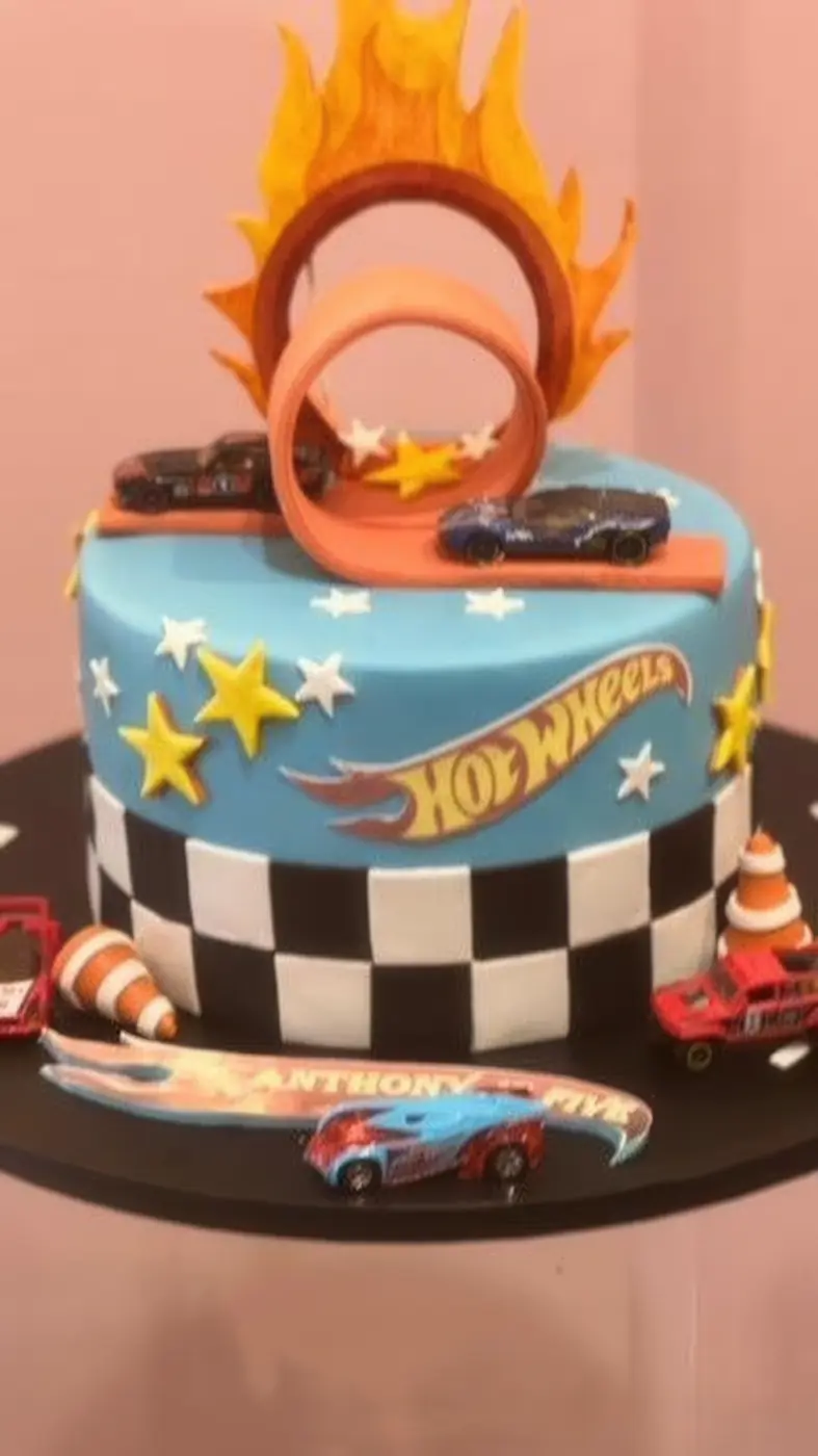 Motorsport birthday cake