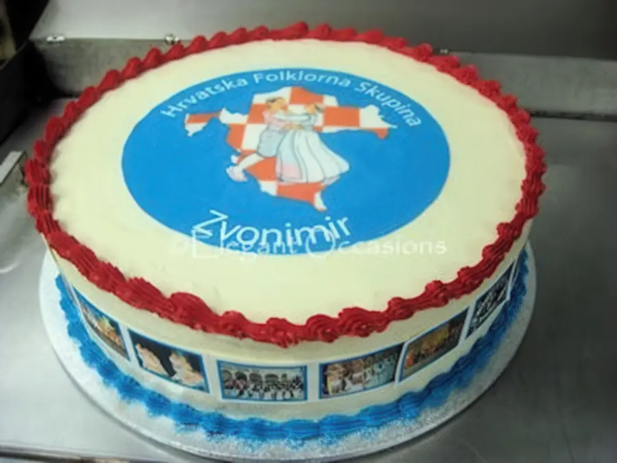 Corporate celebration cake