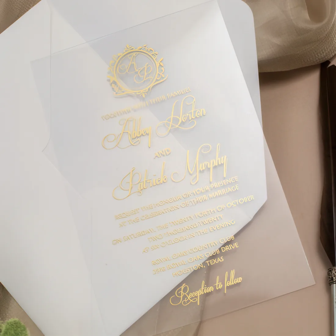 Wedding Invitation Design 01