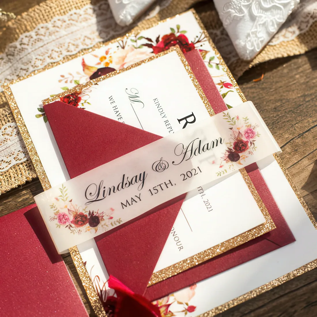 Flat Invitation Card Design 02