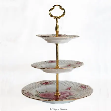 3 Tier High Tea Stand for High tea tiered stand