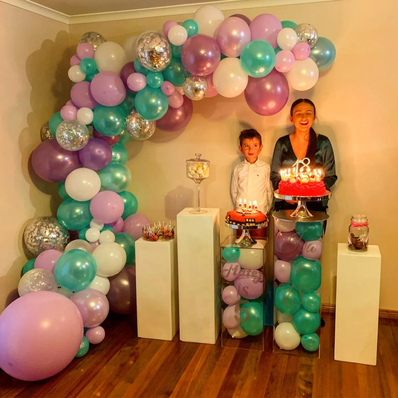 Balloon Garland for Party for TWO.