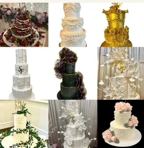 Custom Wedding Cakes for Custom designed wedding cakes