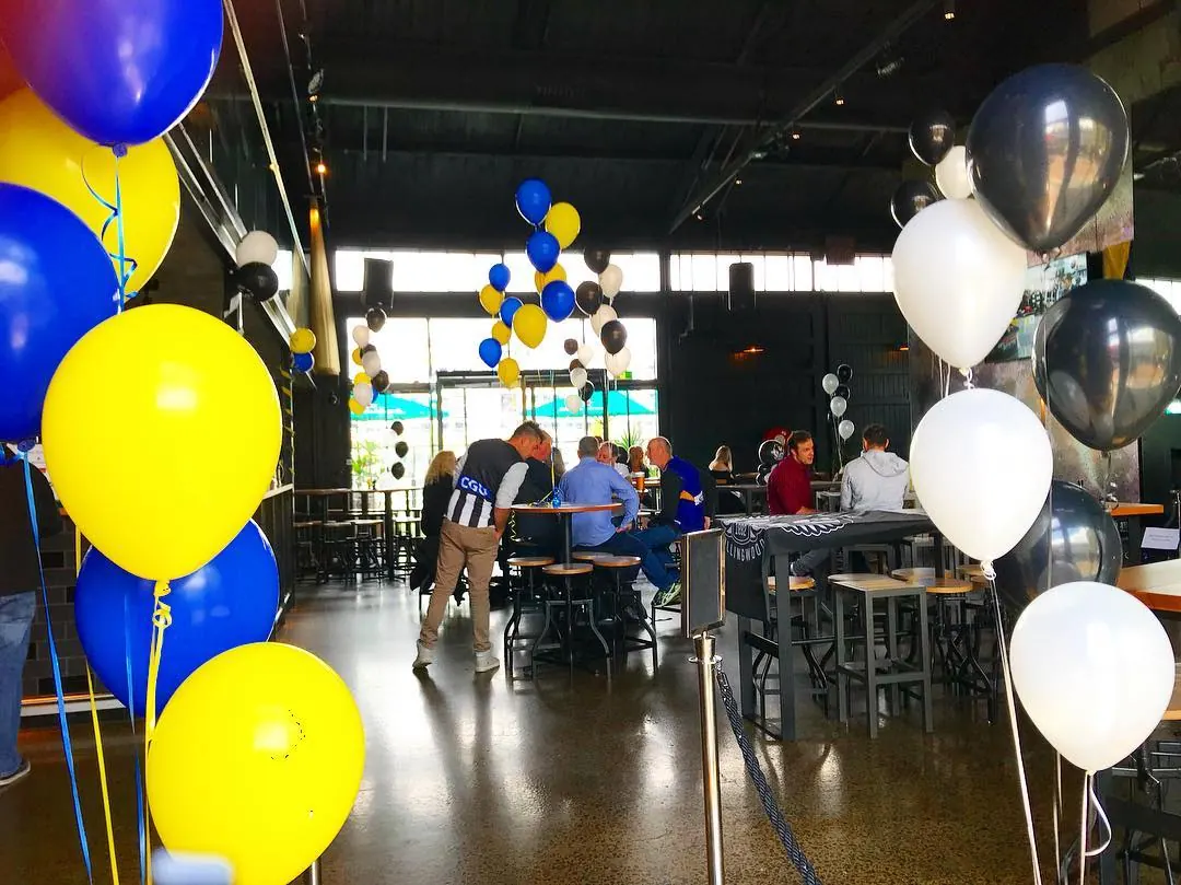 Football Balloon Colours for Grand Final balloons