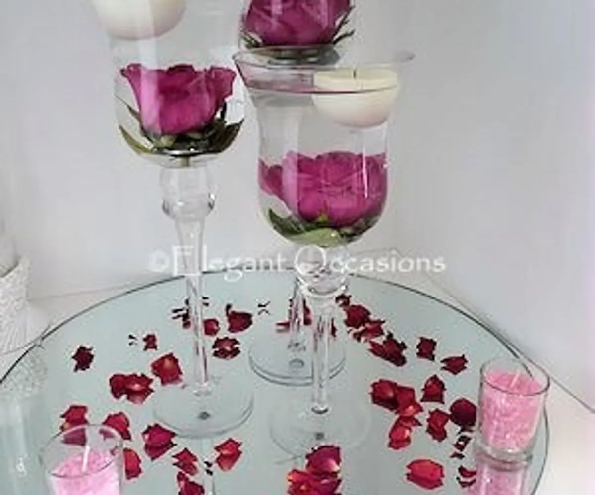 floating candle centrepiece
