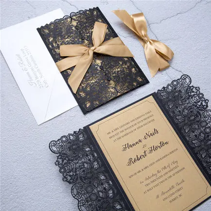 Laser-Cut Invitation Design 009