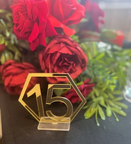 gold acrylic table numbers for gold acrylic table numbers