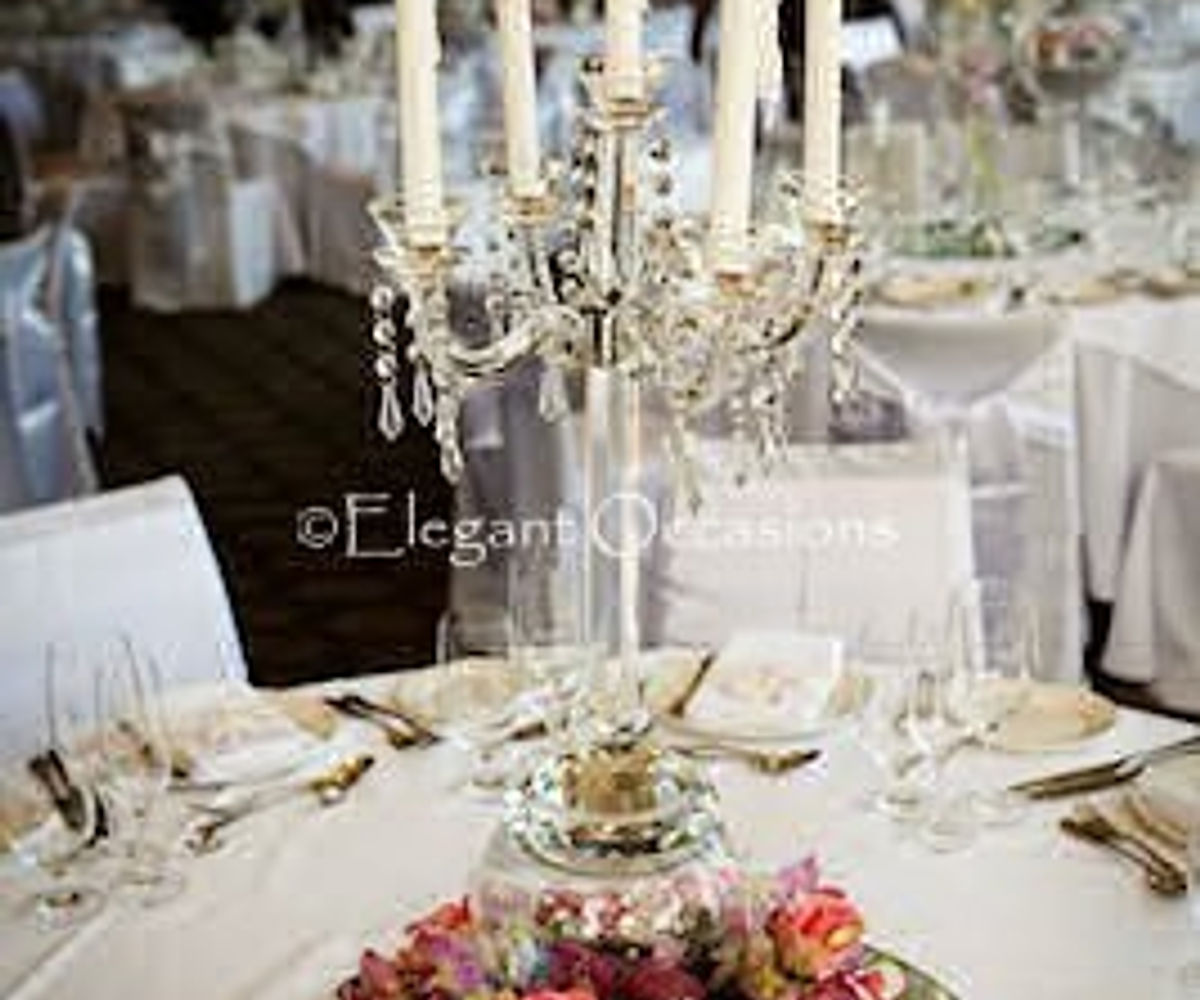 Table centrepieces detail