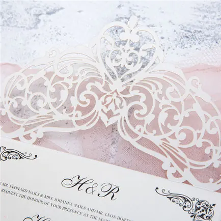 Laser-Cut Invitation Design 062