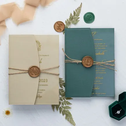 Laser-Cut Invitation Design 077