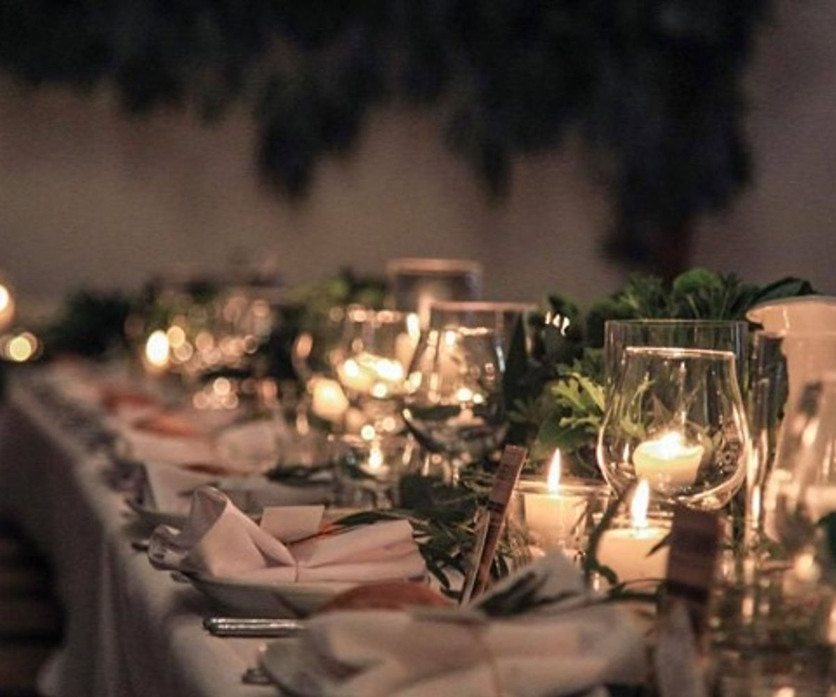 Table centrepieces detail