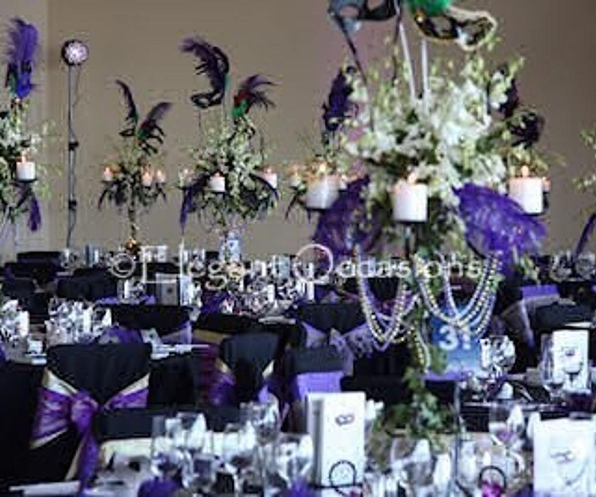 Table centrepieces detail