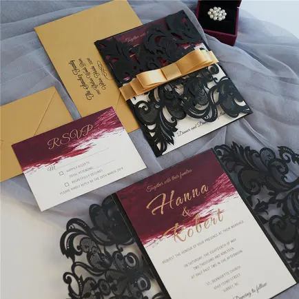 Laser-Cut Invitation Design 014