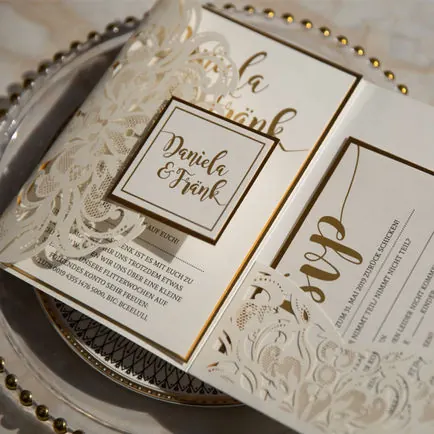 Laser-Cut Invitation Design 089