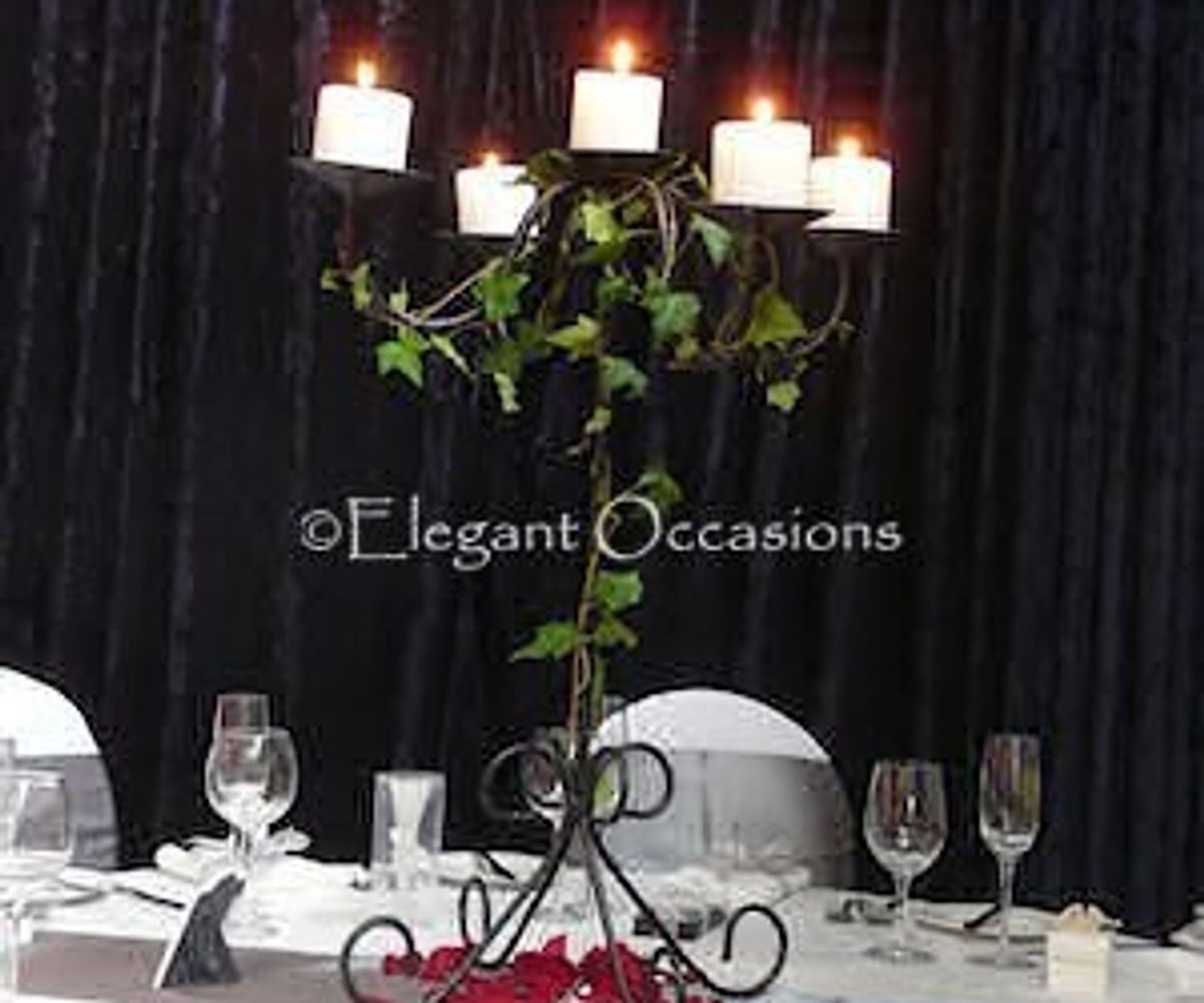Table centrepieces detail