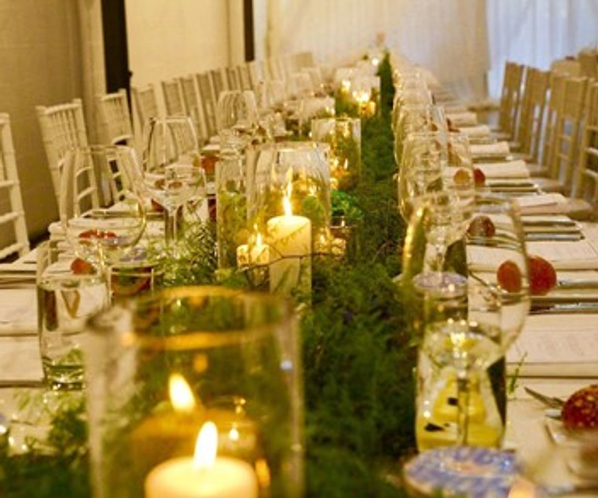 Table centrepieces detail