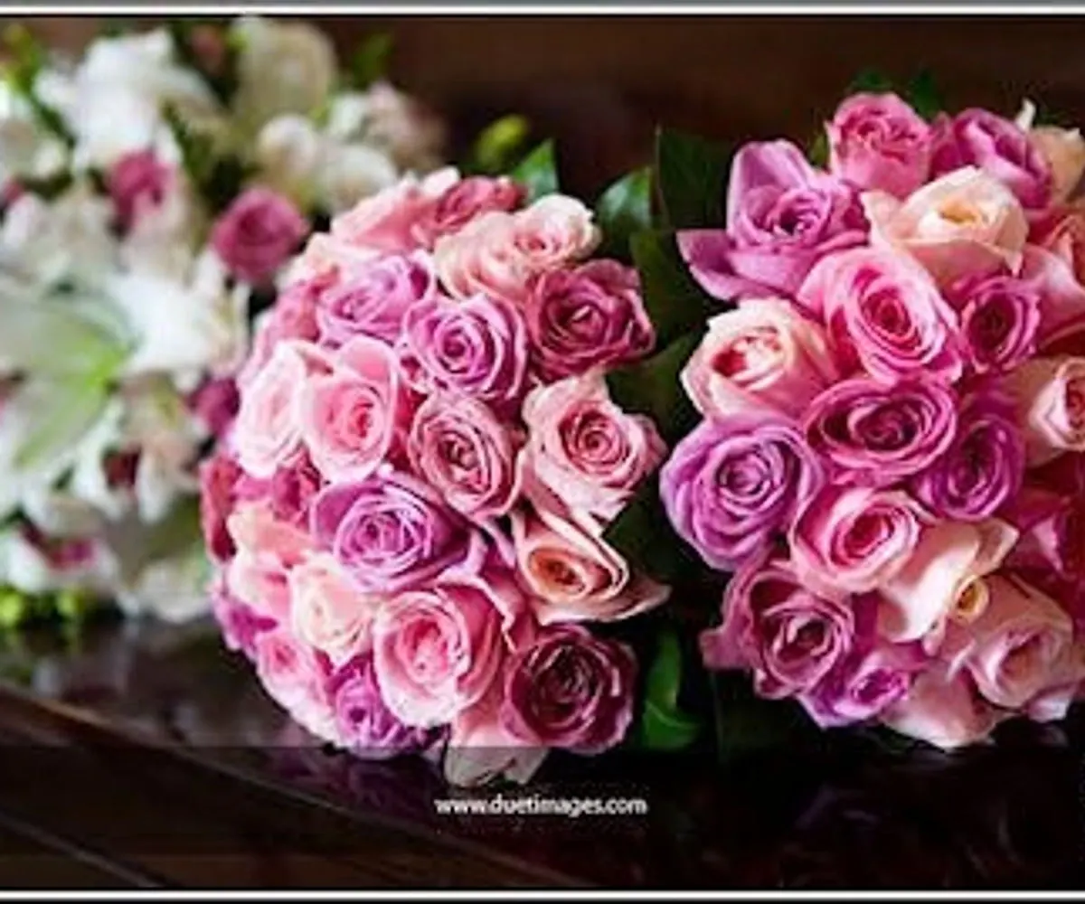 Pink rose bouquets
