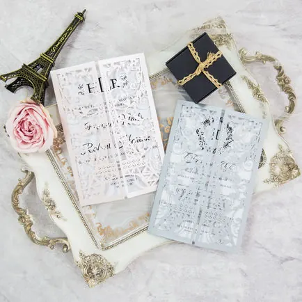 Laser-Cut Invitation Design 016
