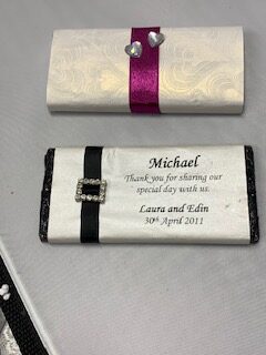 Chocolate place cards for Chocolate place cards