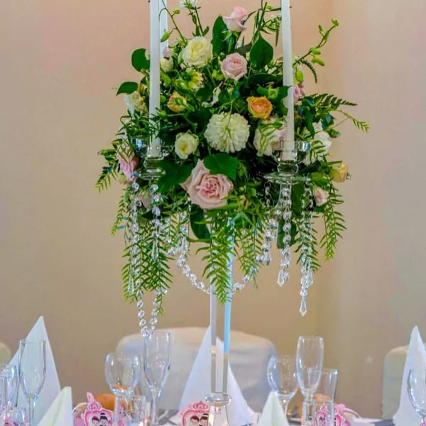 5 Arm Candelabra for Crystal candelabras