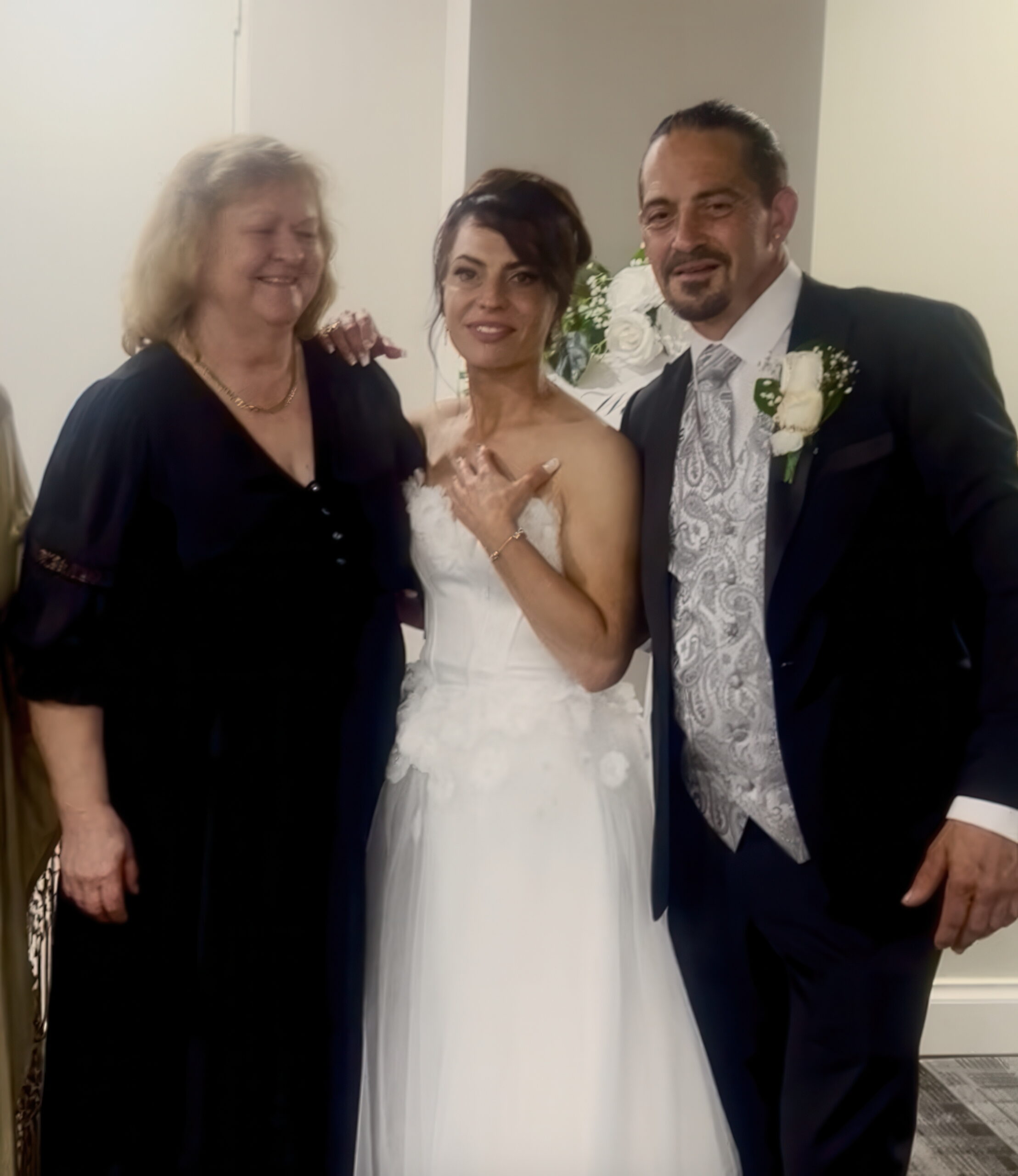 Jelka Jurinovic with an Elegant Occasions wedding couple