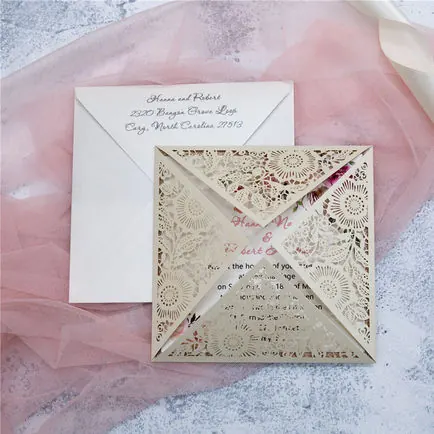 Laser-Cut Invitation Design 064