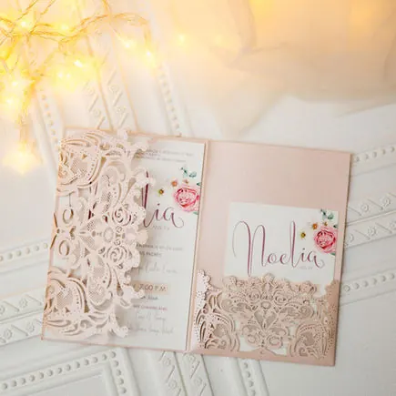 Laser-Cut Invitation Design 088