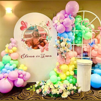 Butterfly theme backdrop