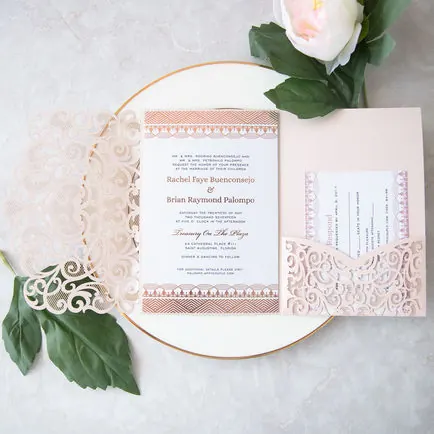 Laser-Cut Invitation Design 095