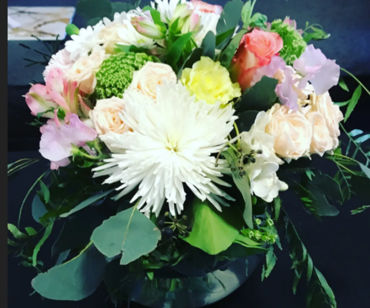 Bowl of flowers